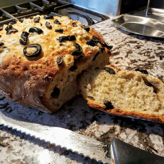 The Best Homemade Crock Pot Olive Bread